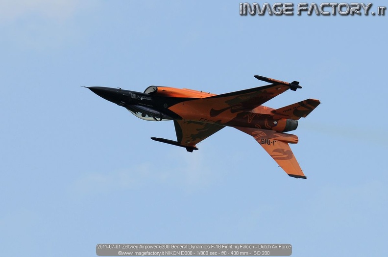 2011-07-01 Zeltweg Airpower 5200 General Dynamics F-16 Fighting Falcon - Dutch Air Force.jpg